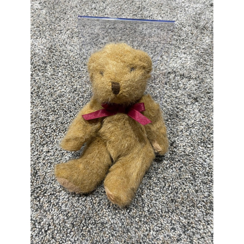 Russ Berrie Chadsworth Teddy Bear Plush Honey Brown 1203 Vintage Stuffed Animal